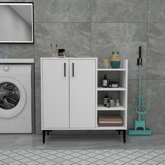Hanah Home Armario multiusos Leskar - Blanco